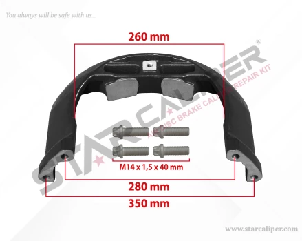 Caliper Bridge Kit ( Elsa 195 - Ror Axle )
