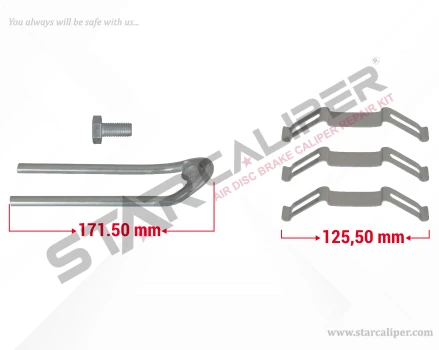 Caliper Pad Retainer Repair Kit