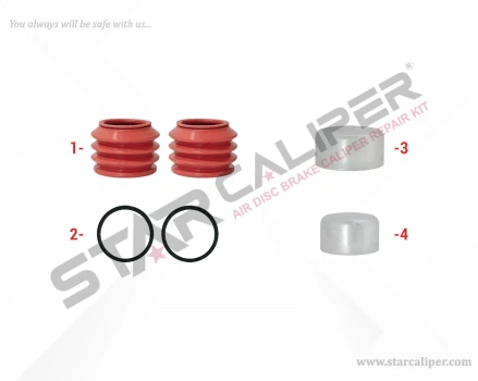 Caliper Guides & Seals Repair Set