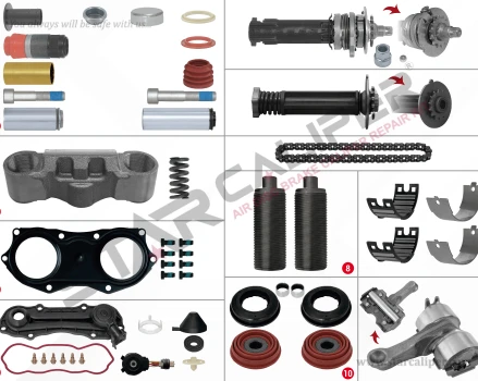 Caliper Complete Repair Set ( Mercedes ActrosL euro6 )