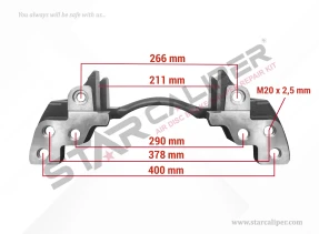 Caliper Carrier ( Knorr Bendix -8° - 22.5 )