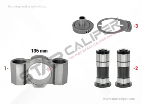 Gear & Bridge Assembly Kit (Left)