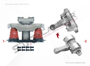 TSB3709/4309 9 TON AXLE (Without Pin) TYPE