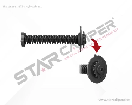 Caliper Adjusting Shaft (with Spring)