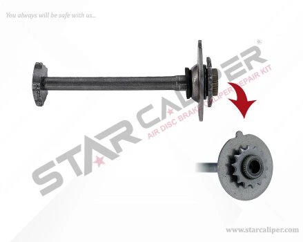 Caliper Adjusting Shaft (without Spring)