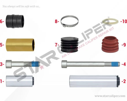 Caliper Guides & Seals Repair Kit