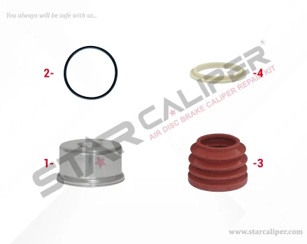 Caliper Boots & Cap Repair Kit