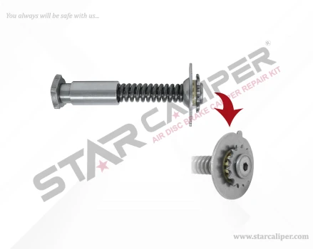 Caliper Adjusting Shaft (with Spring , New Model)