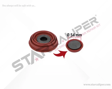 Tappet & Boot Assembly (Ø54 mm Tappet) Ø69 mm