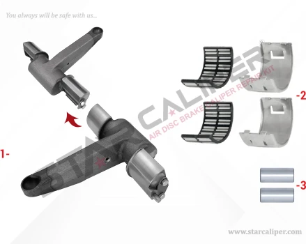 Lever Repair Kit (Radial - Left)
