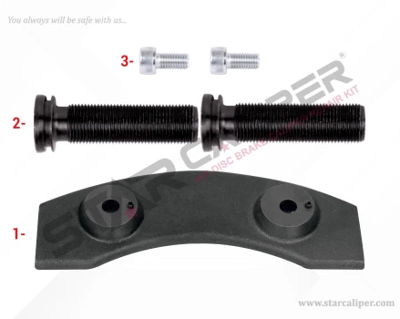 Caliper Push Plate Repair Kit (Left)