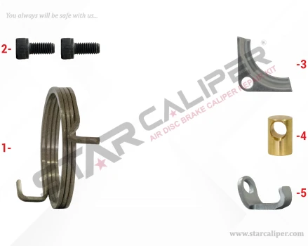 Spring & Retainers Repair Kit (Left)