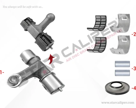Lever Repair Kit (Axial/Rear - Left)