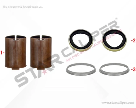 Aluminium Cover Bush & Seal Kit
