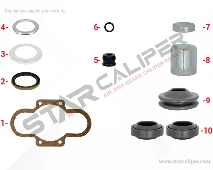 Caliper Overhaul Seal Kit