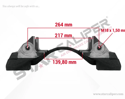 Caliper Carrier – Meritor EX225