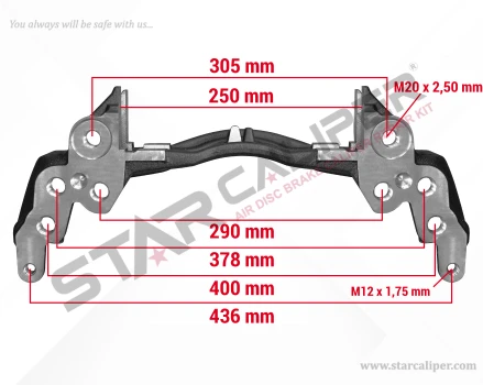 Caliper Carrier ( Elsa225 - 22.5 )