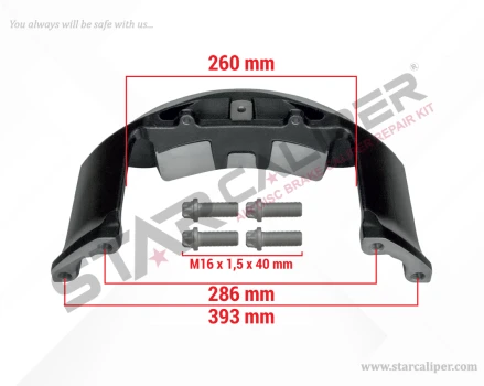 Caliper Bridge Kit (Renault 420)