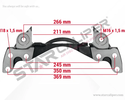 Caliper Carrier MAXX19 ( 19.5 - Right )
