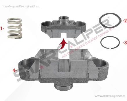 Caliper Bridge Assembly Repair Kit