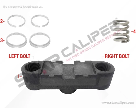 Caliper Bridge Assembly Repair Kit