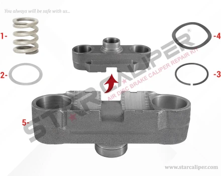 Caliper Bridge Assembly Repair Kit