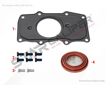 Caliper Cover Repair Kit (Left)