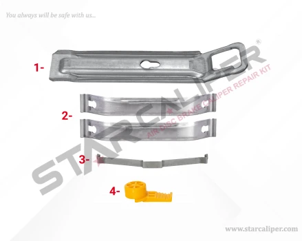 Caliper Pad Retainer Repair Kit