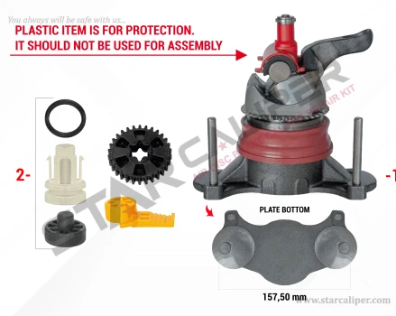 Caliper Mechanism Set (MB Trailer Axle)