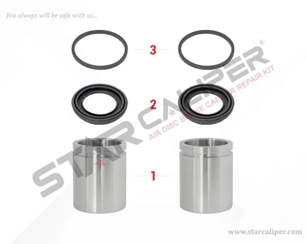 Caliper Piston & Seal Kit