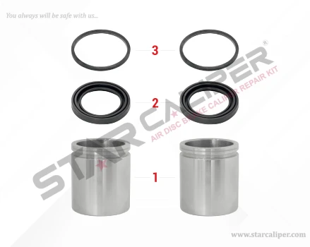 Caliper Piston & Seal Kit