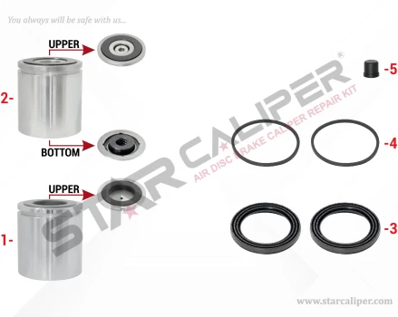 Caliper Piston & Seal Kit