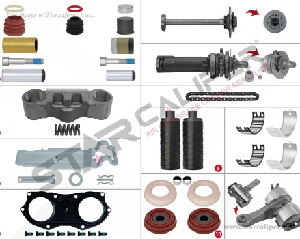 Caliper Complete Repair Set ( Scania )