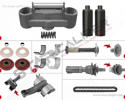 Caliper Complete Mechanism Repair Kit ( SB7 )