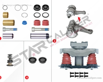 Caliper Repair Set (with Pin)