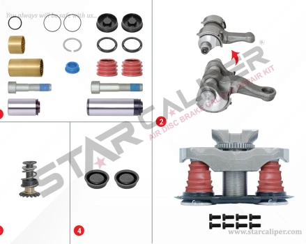 Caliper Repair Set (without Pin - New Model)