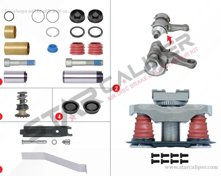 Brake Caliper Pad Repair Kit (Without Pin)