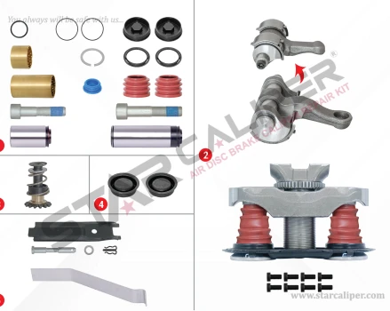 Brake Caliper Pad Repair Kit (Without Pin)