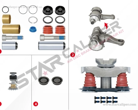 Caliper Repair Set (without Pin - New Model)