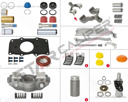 Caliper Complete Repair Set ( Left )