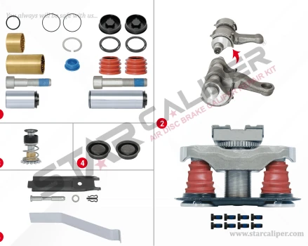 Brake Caliper Pad Repair Kit (Without Pin)