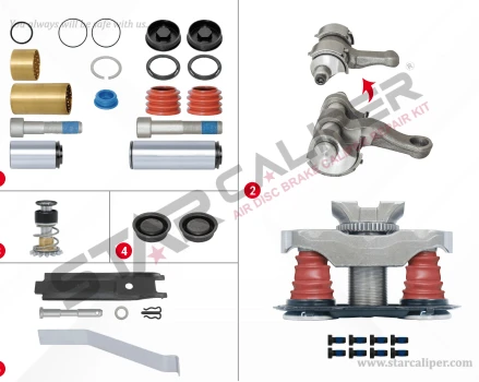 Brake Caliper Pad Repair Kit (Without Pin)