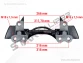 SF Trailer Axle 22,5 Inch