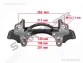 Caliper Carrier ( Pan19-1 Schmitz - 19.5 Left )