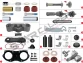 Caliper Complete Repair Set ( Knorr Bendix )